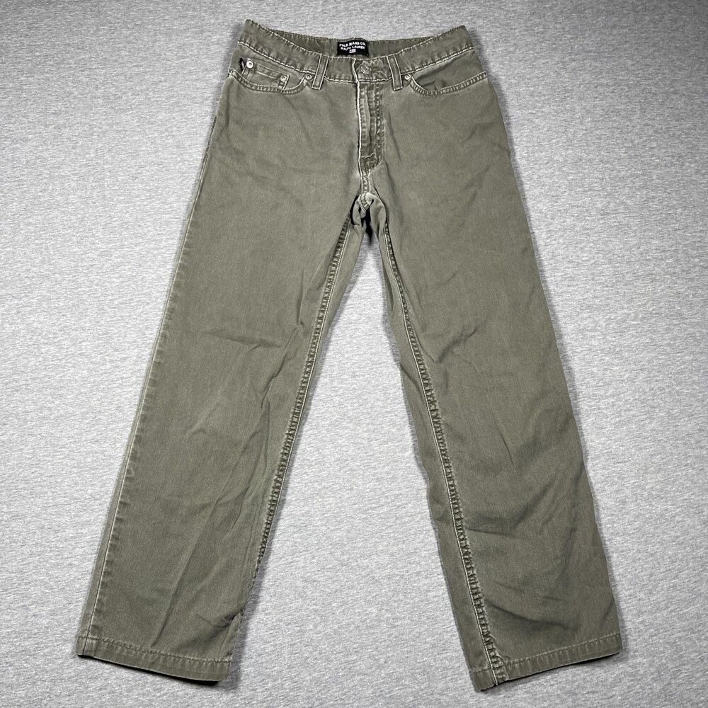 Polo Jeans Co. Ralph Lauren Saturday Jeans Womens 0/29 Green Medium Straight
